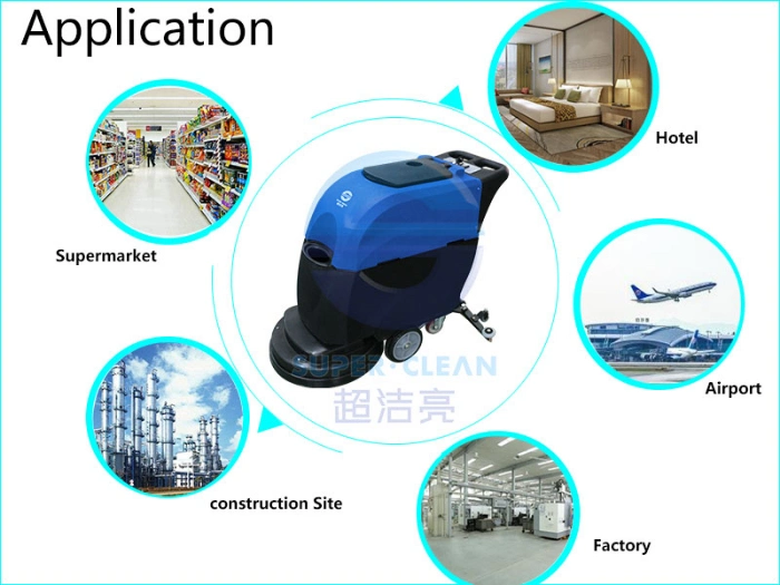 CE Approved Walk Behind Cleaning Equipment for Airport
